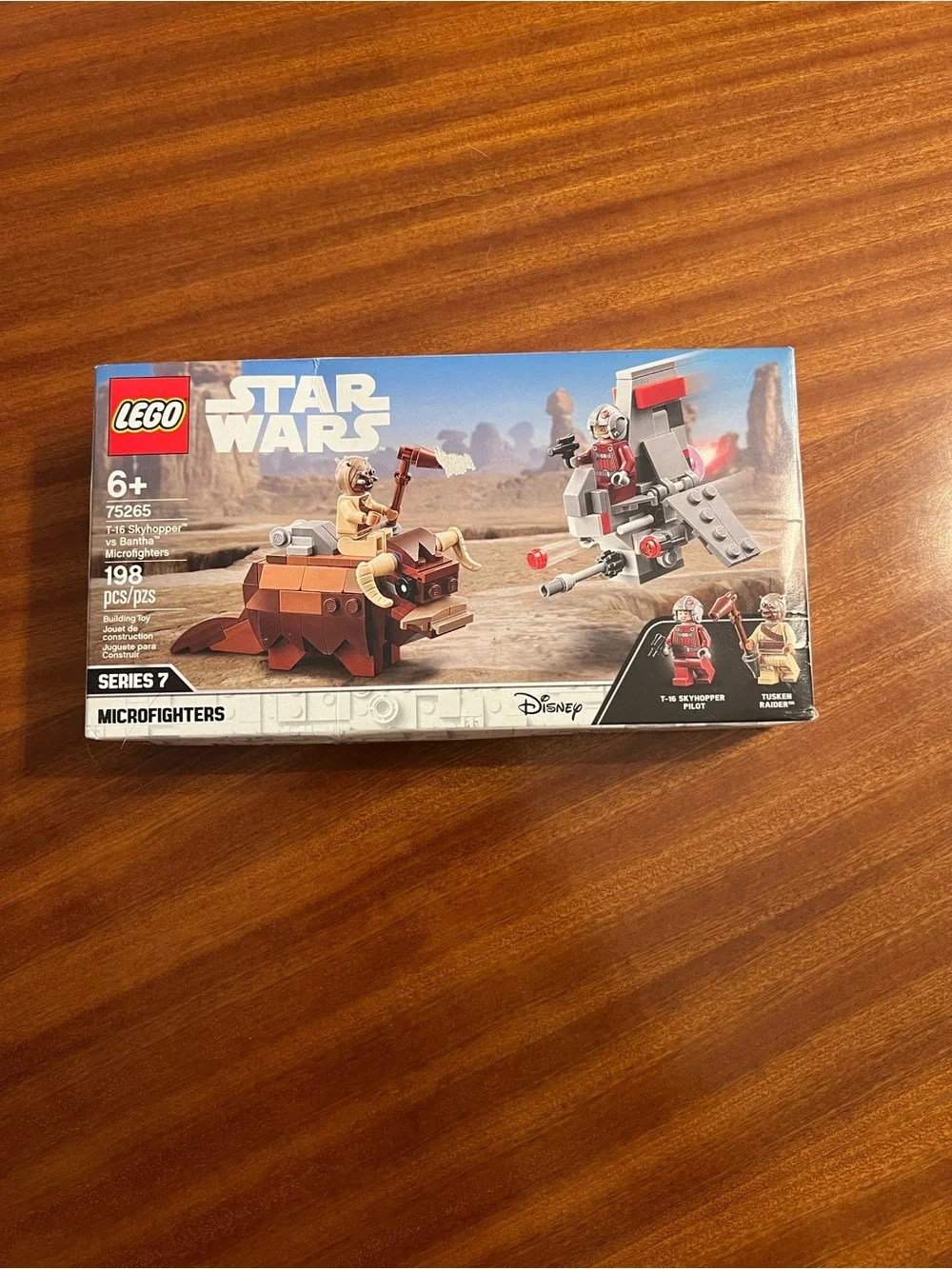 LEGO Star Wars Microfighters T-16 Skyhopper vs Bantha Toy - Brown